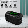 LPOW Fingertip Pulse Oximeter, Oxygen Level Pulse Rate, Includes Batteries and Lanyard, A310E